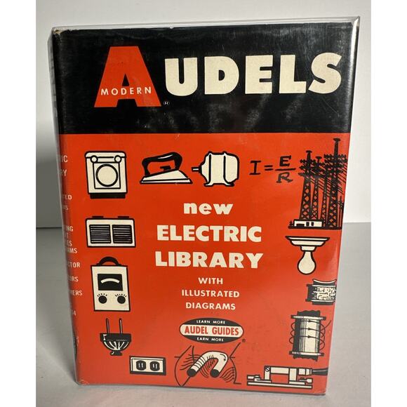 Modern Audels: New Electric Library 1965 HC/DJ Vol.4 (Illustrated) - Picture 1 of 11